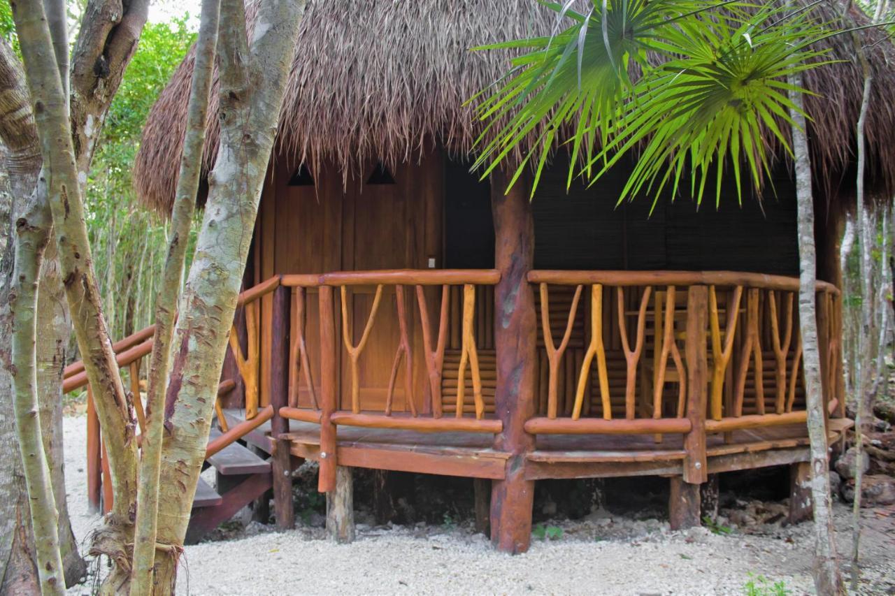 Aldea Maya-Ha Cabanas Con Cenotes Puerto Morelos Exterior foto