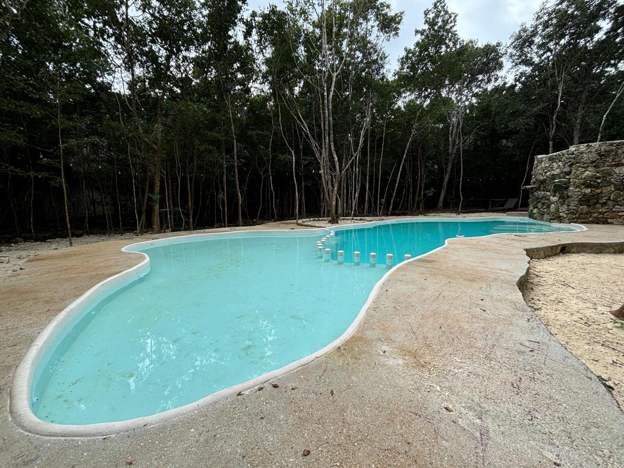 Aldea Maya-Ha Cabanas Con Cenotes Puerto Morelos Exterior foto