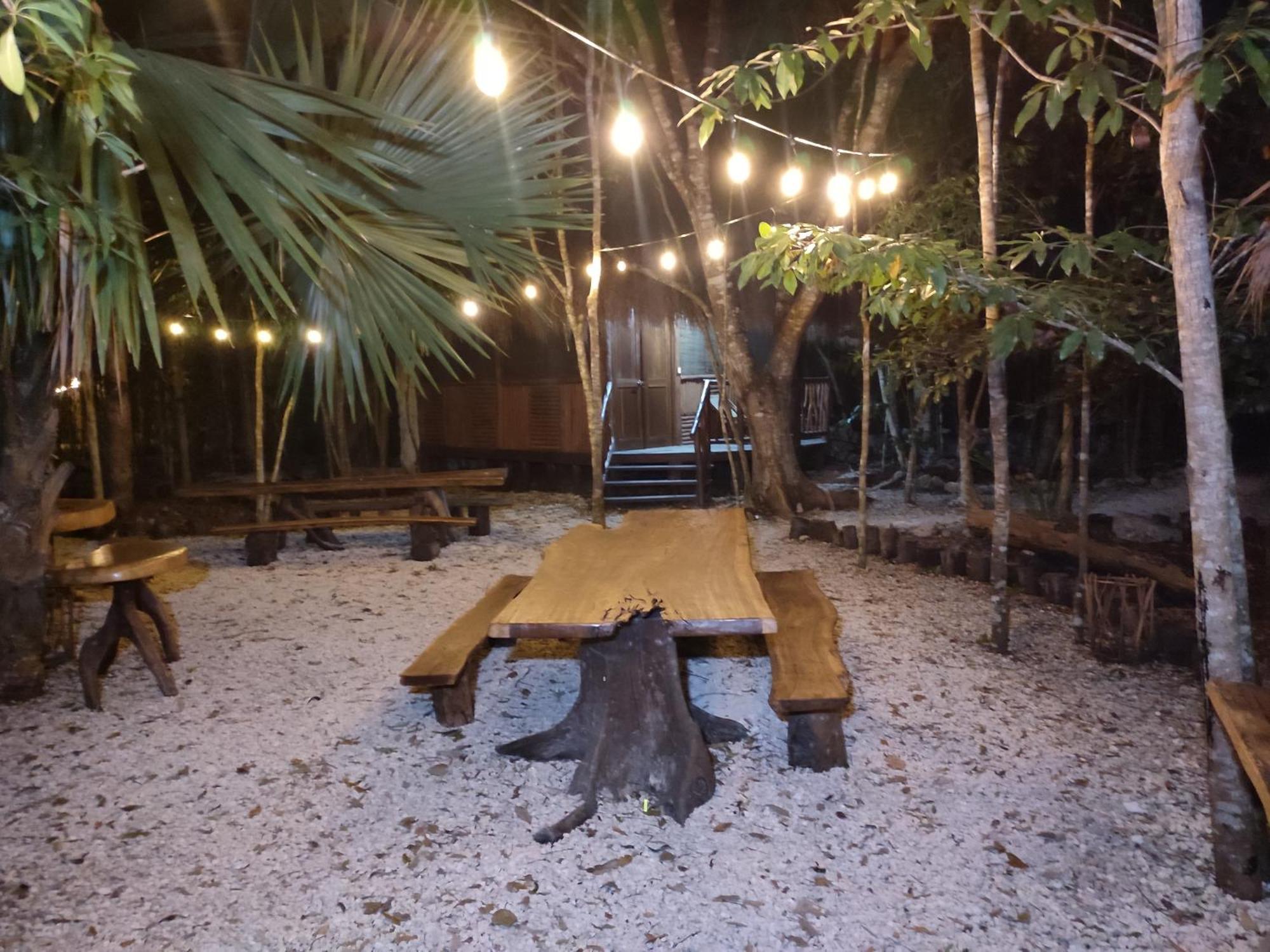 Aldea Maya-Ha Cabanas Con Cenotes Puerto Morelos Exterior foto